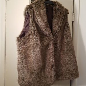Faux Fur Vest size 26/28
